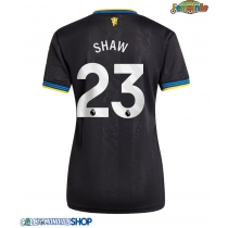 Maglie da calcio Manchester United Luke Shaw #23 Terza Maglia Femminile 2025-26 Manica Corta